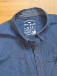 Vorschaubild 4 von Herren Freizeithemd Kurzarm Blau Gr. 54 XXL Stickerei Casual
