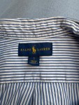 Vorschaubild 3 von Business Hemd Kinder Gr. 130/128 Blau Gestreift Baumwolle