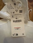 Vorschaubild 2 von Damen Body Weiß Gr. 36 S Rippstrick Cut-Outs Ärmellos