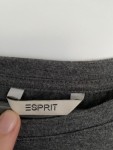 Vorschaubild 3 von Damen T-Shirt Grau Gr. 36 S Kurzarm mit Spitze Casual