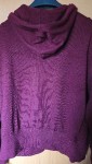 Vorschaubild 3 von Damen Sweatjacke Hoodie Gr. 40 L Rot Kapuze Reißverschluss Viskose