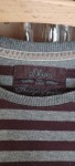Vorschaubild 3 von Damen Langarmshirt Gr. 36 S Grau Gestreift Print Casual