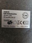 Vorschaubild 3 von Tischleuchte Holz Glas LED Globe Dekoleuchte Braun Minimalistisch