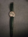 Vorschaubild 3 von Armbanduhr Retro Herren Damen Grün Leder 10-0019