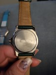 Vorschaubild 2 von Armbanduhr Retro Herren Damen Grün Leder 10-0019