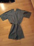 Vorschaubild 4 von Damen Jumpsuit Playsuit Gr. 40 L Grün Casual Kurzarm Rippstrick