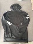Vorschaubild 4 von Sweatjacke Kapuze Logo Streifen Polyester Schwarz Gr. M