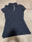 Vorschaubild 2 von Poloshirt Damen Gr. 36 S Blau Maritim Anker Punkte Classic Fit