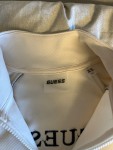Vorschaubild 3 von Sweatjacke Beige Reißverschluss Logo-Print Damen Gr. 34 XS