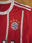 Vorschaubild 3 von FC Bayern München Fußball Trikot Heim 17/18 Herren 50 L Rot