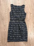 Vorschaubild 3 von Etuikleid Damen Schwarz Gestreift Gr. 36 S Business Elegant