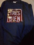 Vorschaubild 4 von Pullover Langarmshirt Kinder Blau Gr. 176 Pailletten Tres Bien