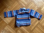 Vorschaubild 4 von Langarmshirt Pullover Kinder Gr. 50 Blau Gestreift