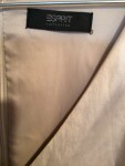 Vorschaubild 2 von Damen Cocktailkleid Wickeloptik Beige Gr. 40 L Festlich