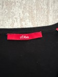 Vorschaubild 4 von Damen Pullover V-Ausschnitt Schwarz Gr. 36 Basic Langarm