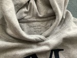 Vorschaubild 3 von Kinder Kapuzenpullover Hoodie Grau Gr. 164 Logo-Print Baumwolle