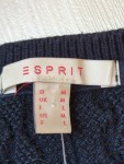 Vorschaubild 3 von Damen Pullover Blau Gr. 38 M Zopfstrickmuster Casual
