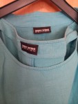 Vorschaubild 3 von Damen Blazer Türkis Gr. 40 L Leinen Klassisch