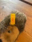 Vorschaubild 3 von Kuscheltier Igel Plüschtier Stofftier Braun 15 cm Knopf im Ohr