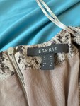 Vorschaubild 3 von Damen Blusenkleid Gr. 38 Beige Animal-Print Schlangenmuster