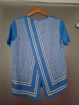 Vorschaubild 2 von Damen T-Shirt Blau Gr. 36 S Casual Kurzarm