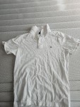 Vorschaubild 2 von Herren Poloshirt Gr. 48 M Weiß Kurzarm Casual 100% Baumwolle