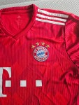 Vorschaubild 5 von FC Bayern München Heimtrikot Fußball Trikot Herren Gr. 48 M Rot