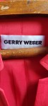 Vorschaubild 4 von Damen Blazer Rot Gr. 42 Reißverschluss Strukturmuster Elegant