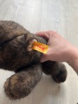 Vorschaubild 2 von Kuscheltier Bär liegend Braun Plüschtier Teddybär Knopf im Ohr