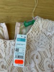 Vorschaubild 2 von Spitzenkleid Damen Rosa Gr. 34 XS Kurzarm