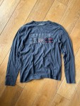 Vorschaubild 3 von Herren Langarmshirt Grau Gr. 50 L mit Logo-Applikation