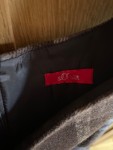 Vorschaubild 2 von Strickkleid Kleid Damen Gr. 38 Braun Kariert Trägerkleid