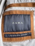 Vorschaubild 3 von Damen Wildlederjacke Braun Gr. 36 S Lederjacke Reißverschluss Casual