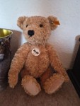 Vorschaubild 4 von Teddybär Elmar 33 cm Kuscheltier Plüschbär Braun Knopf im Ohr