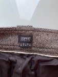 Vorschaubild 2 von Damen Anzughose Grau Gr. 34 W26 XS Tweed Look Schurwolle Business