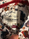 Vorschaubild 2 von Damen Hemdbluse Bluse Gr. 44 XXL Mehrfarbig Blumenmuster Baumwolle