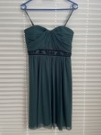 Vorschaubild 3 von Abendkleid Grün Gr. 36 S Perlenbesatz Elegant Festlich