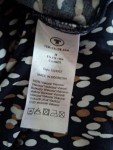 Vorschaubild 4 von Damen Bluse Blau Gr. 38 Allover-Print Viskose Casual