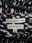 Vorschaubild 3 von Damen Bluse Blau Gr. 38 Allover-Print Viskose Casual