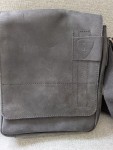 Vorschaubild 2 von Herren Umhängetasche Leder Schwarz Messenger Bag Casual 22x28cm