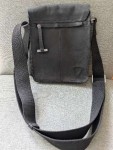 Vorschaubild 4 von Herren Umhängetasche Leder Schwarz Messenger Bag Casual 22x28cm