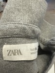 Vorschaubild 3 von Kinder Pullover Grau Gr. 128 Langarm mit Kragen und Knopfleiste