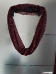 Vorschaubild 2 von Damen Schlauchtuch Schal Rot Gepunktet Casual Polyester
