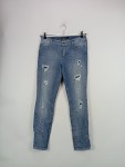Vorschaubild 3 von Damen Jeans Slim Fit Blau Gr. 38 Cut-Outs Baumwolle