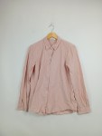 Vorschaubild 2 von Damen Hemdbluse Rosa Gr. 40 L Langarm Baumwolle Klassisch