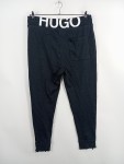 Vorschaubild 4 von Herren Jogginghose Schwarz Gr. 50 L Logo-Bund Reißverschluss