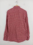 Vorschaubild 3 von Herren Freizeithemd Rot Kariert Gr. 50 L Baumwolle Regular Fit