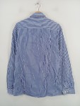 Vorschaubild 2 von Herren Business Hemd Blau Gestreift Gr. 52 XL