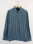 Vorschaubild 3 von Freizeithemd Herren Gr. 52 Blau Kariert Langarm Baumwolle