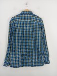 Vorschaubild 2 von Freizeithemd Herren Gr. 52 Blau Kariert Langarm Baumwolle